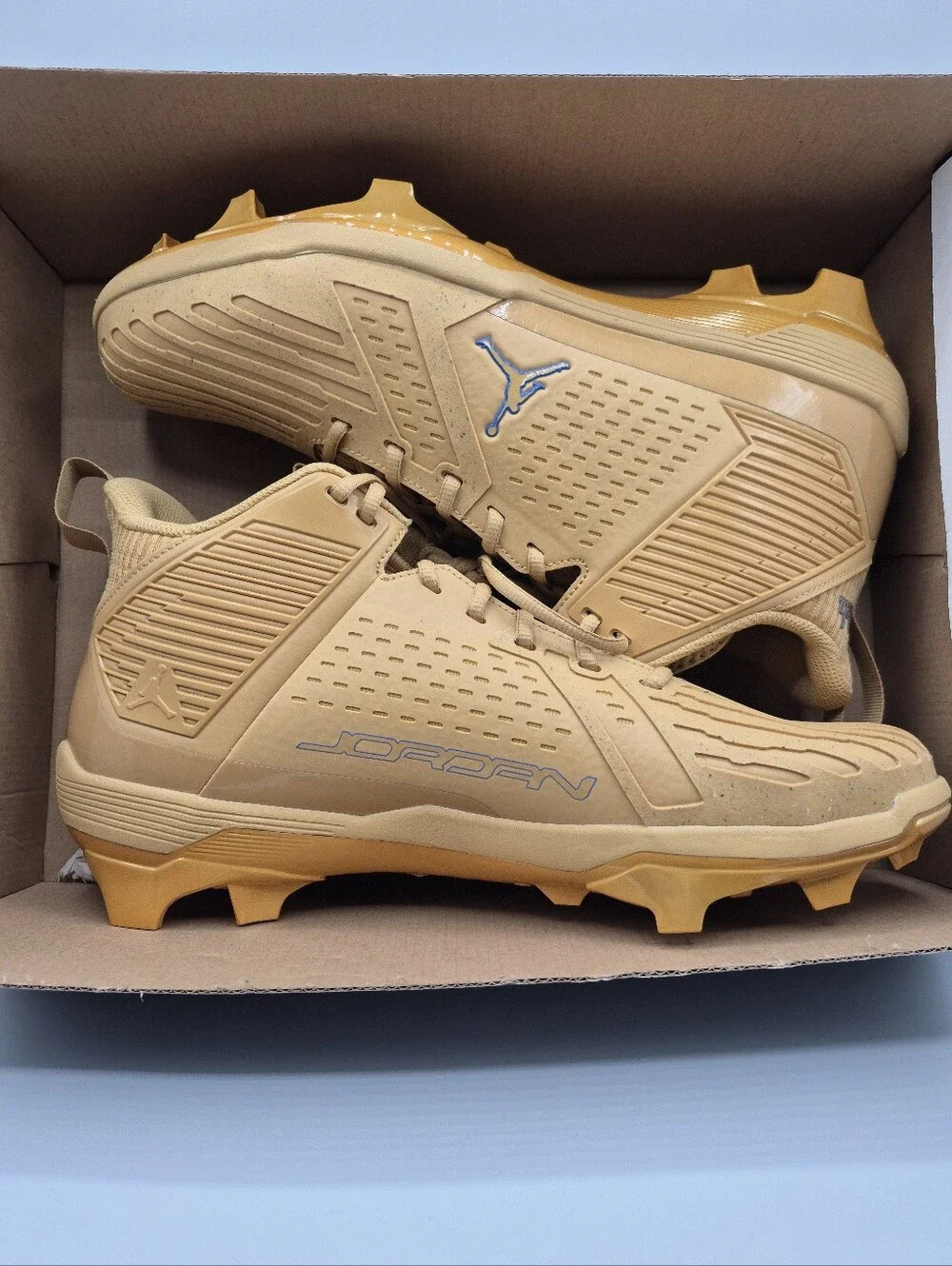 Nike Air Jordan UCLA Force Savage 3 Football Cleats PE HF5562-700 Mens Size 14